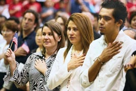 End of the long road: 199 immigrants become Americans at Cerritos